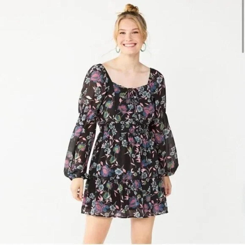 NWT, Live To Be Spoiled, long sleeved, Boho dress. Size L